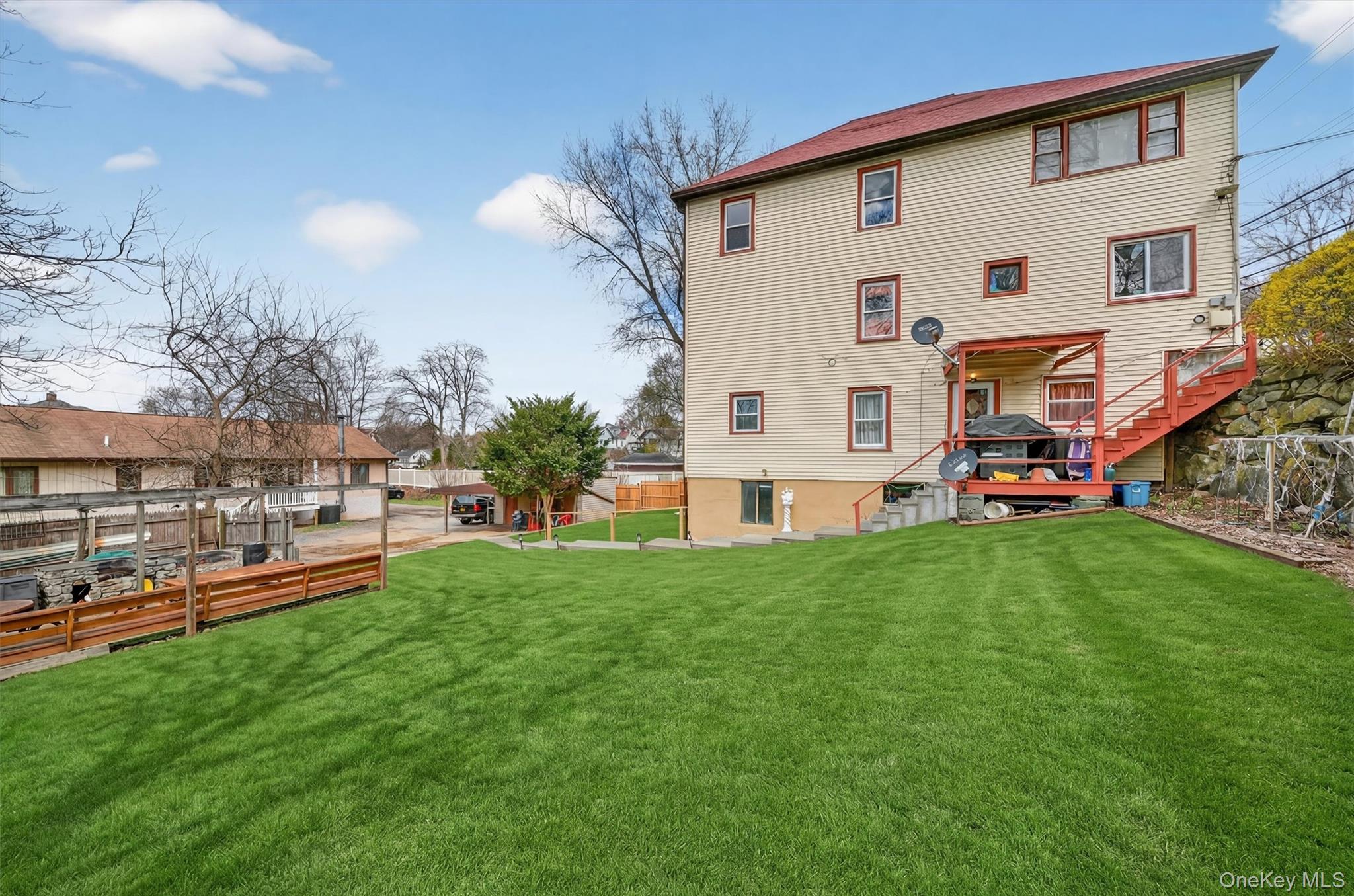 664-666 North Division Street Peekskill, NY 10566 - Photo 24 of 46 Apartment 1LEntry and Deck