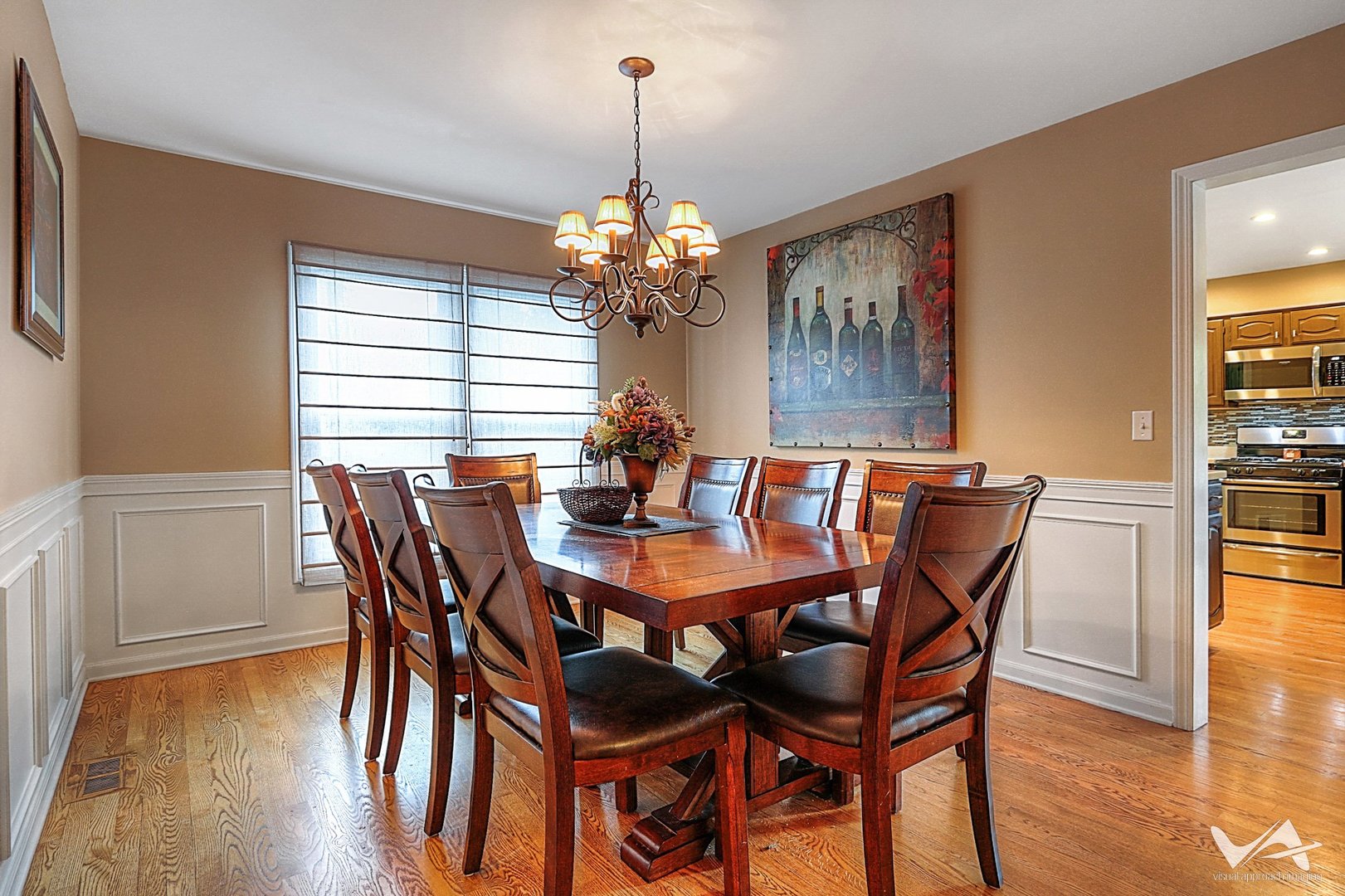 809 Arrowhead Lane St. Charles, IL 60174 - Photo 9 of 38 a view of a dining room with furniture window and wooden floor