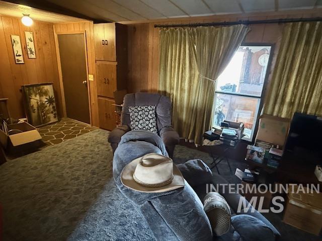 2934 East Little Basin Road King Hill, ID 83633 - Photo 16 of 29 Sitting room with wooden walls