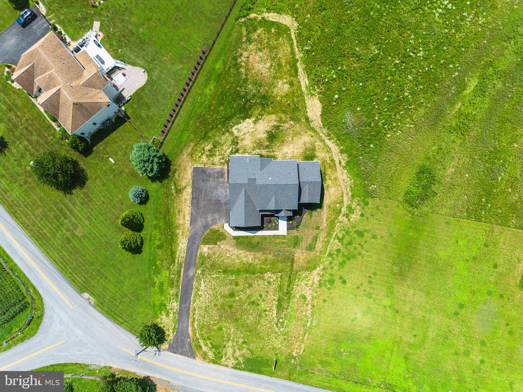 1605 Oakland Road Freeland, MD 21053 - Photo 51 of 57 an aerial view of a residential houses with yard