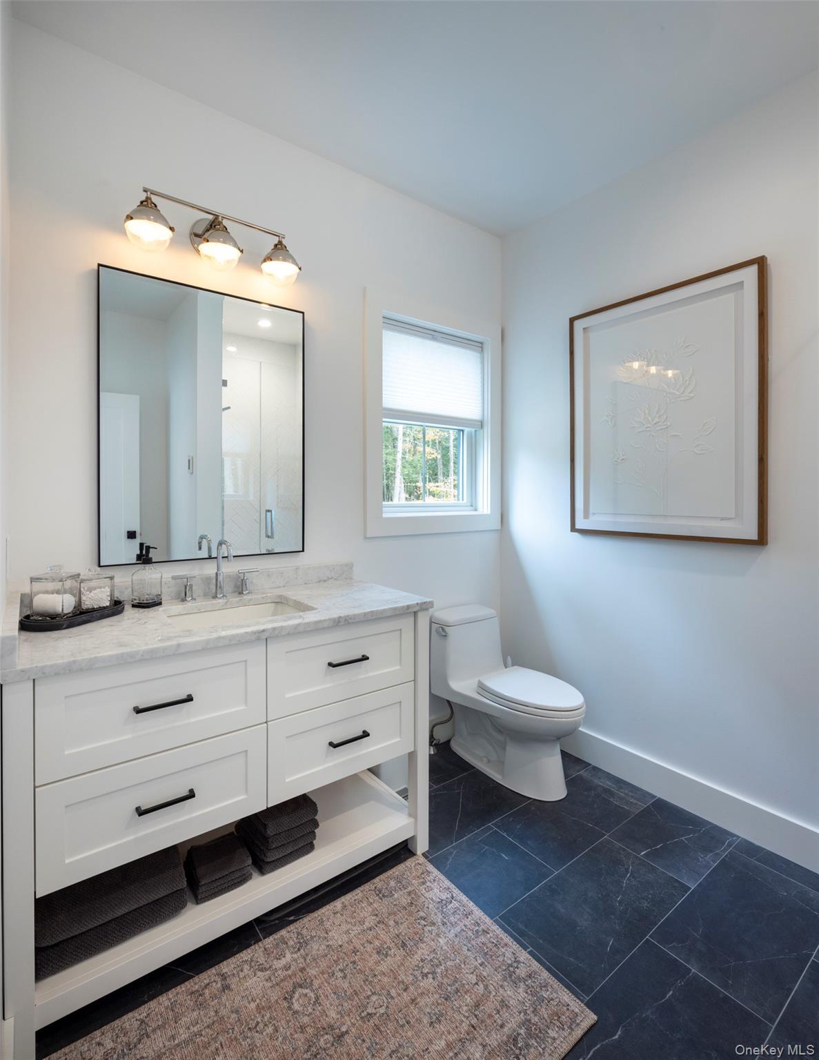 367 South Road Cairo, NY 12473 - Photo 25 of 43 a bathroom with a toilet a sink and mirror