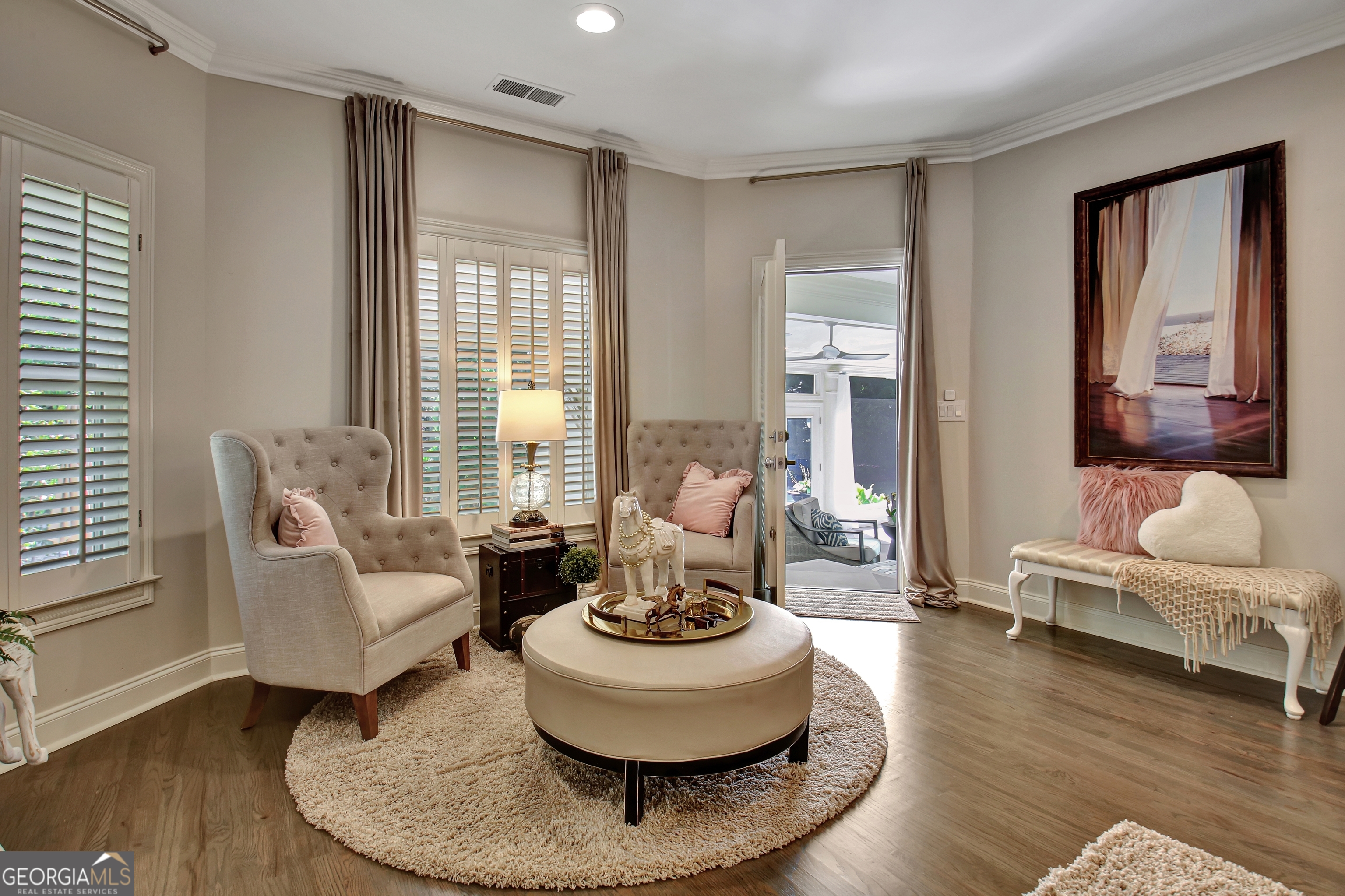 804 Ridgestone Court Peachtree City, GA 30269 - Photo 38 of 83 a living room with furniture and a large window