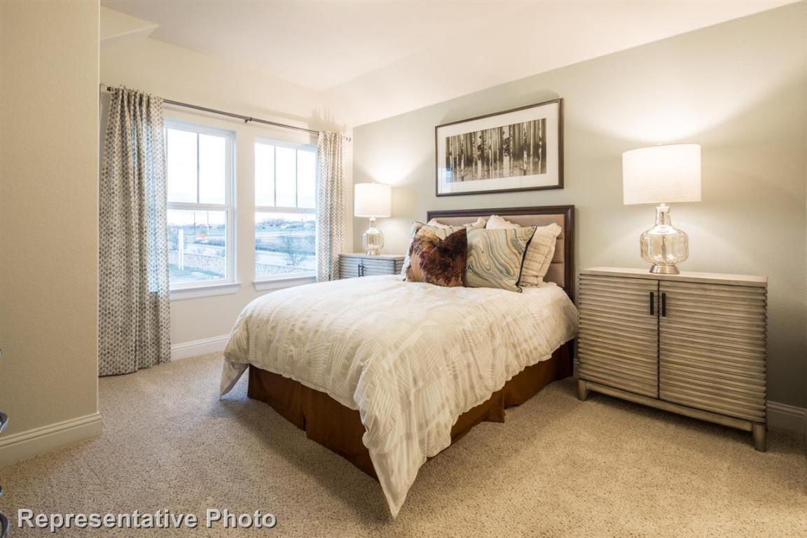 164 Linnet Lane Maxwell, TX 78656 - Photo 30 of 40 a bed room with a bed and a night stand