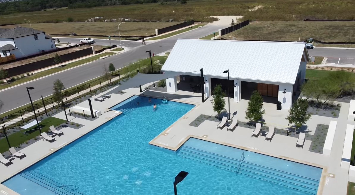 164 Linnet Lane Maxwell, TX 78656 - Photo 38 of 40 a view of a house with a backyard