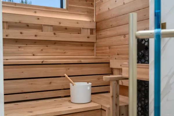 a close view of appliances