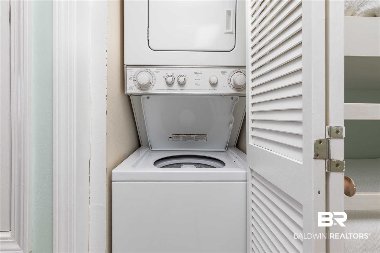 645 Plantation Road, Unit 6406 Gulf Shores, AL 36542 - Photo 25 of 28 Stack Washer & Dryer