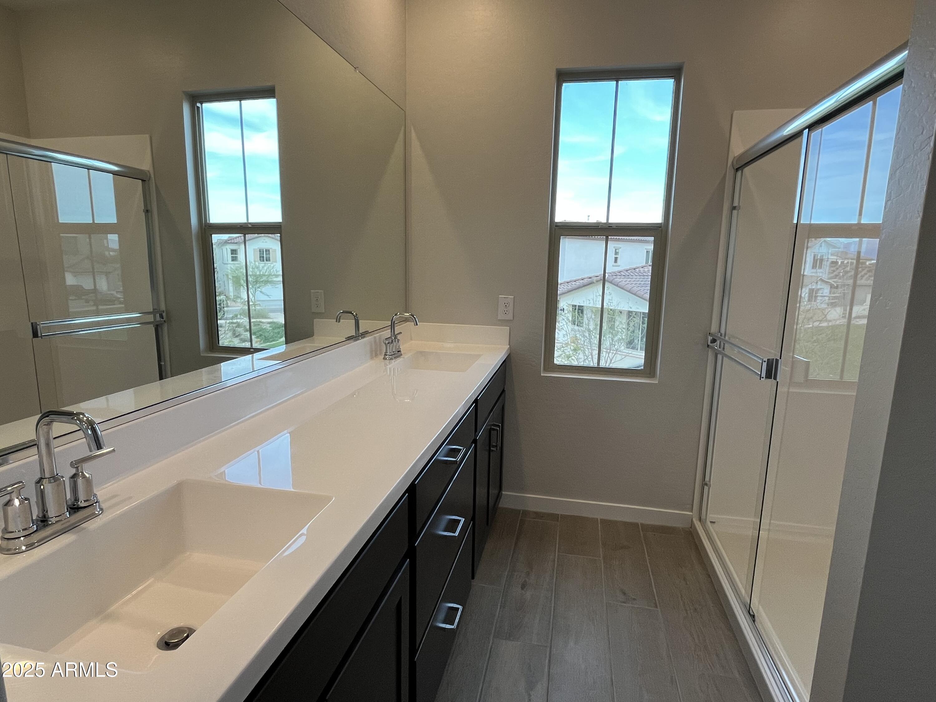 4515 South Pasteur Mesa, AZ 85212 - Photo 6 of 12 a bathroom with a sink and a large mirror