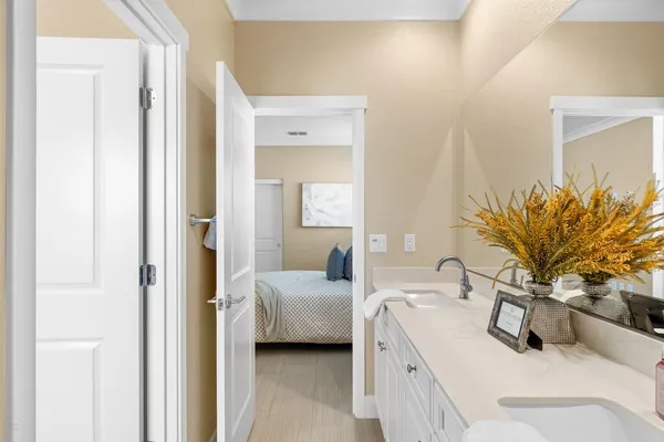 a view of small space with racks on the wall