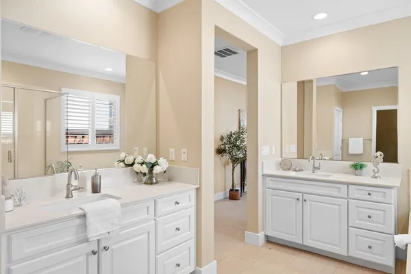 a view of a balcony with chairs