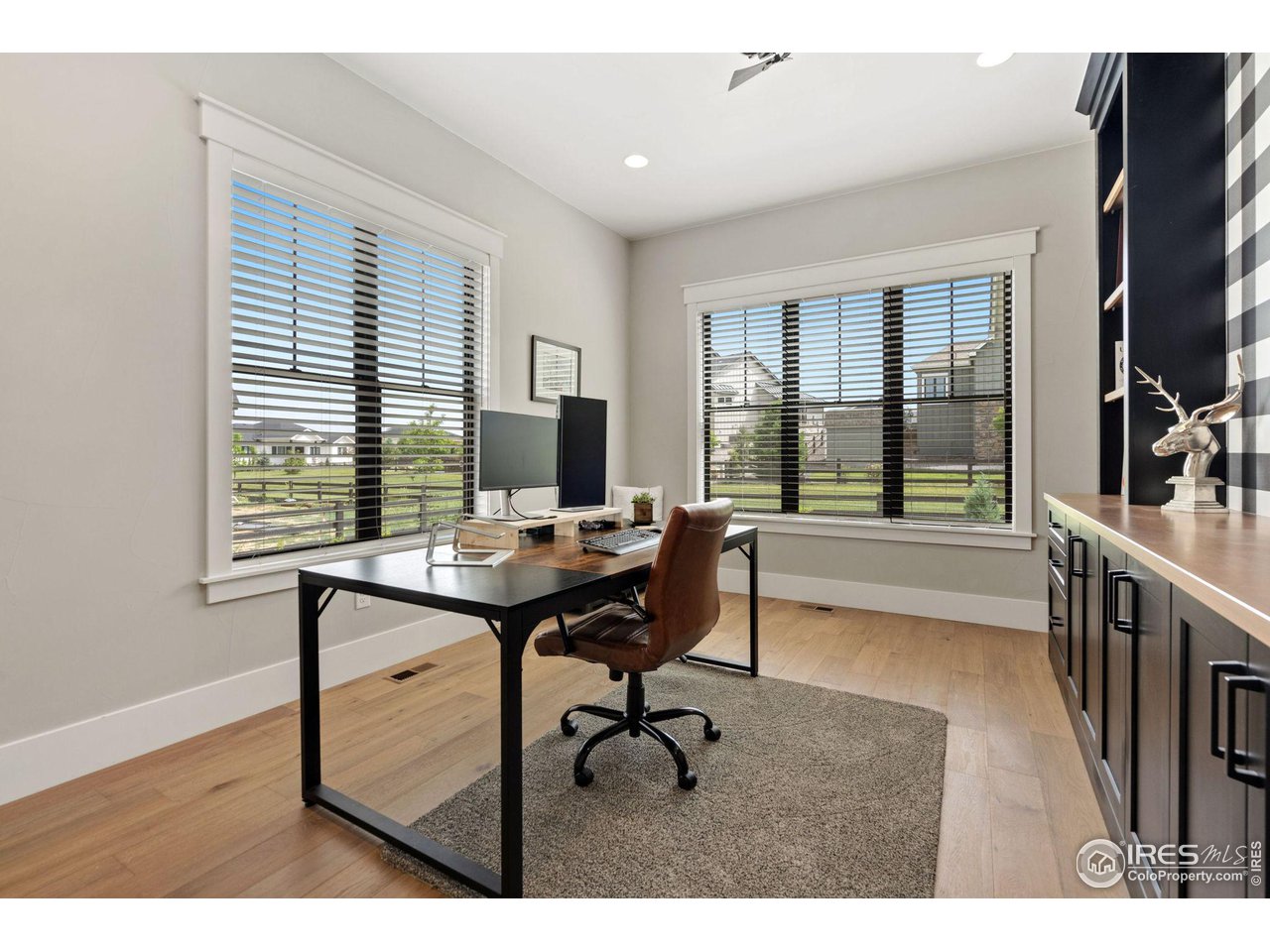 6475 Sanctuary Drive Windsor, CO 80550 - Photo 14 of 37 a view of a workspace with furniture and a window
