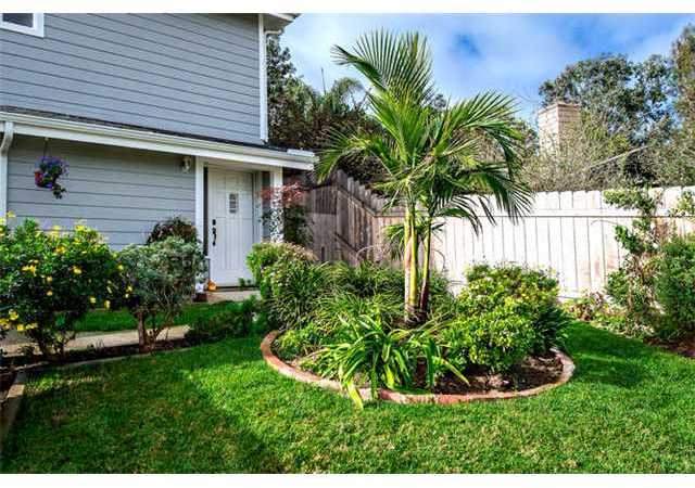 150-a Basil Street Encinitas, CA 92024 - Photo 2 of 25 entry to smaller unit with patio to the right