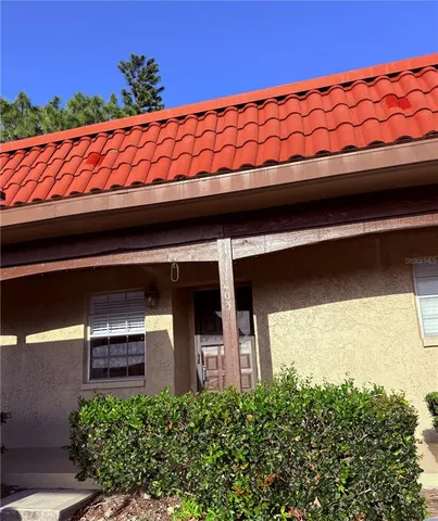 a view of front door