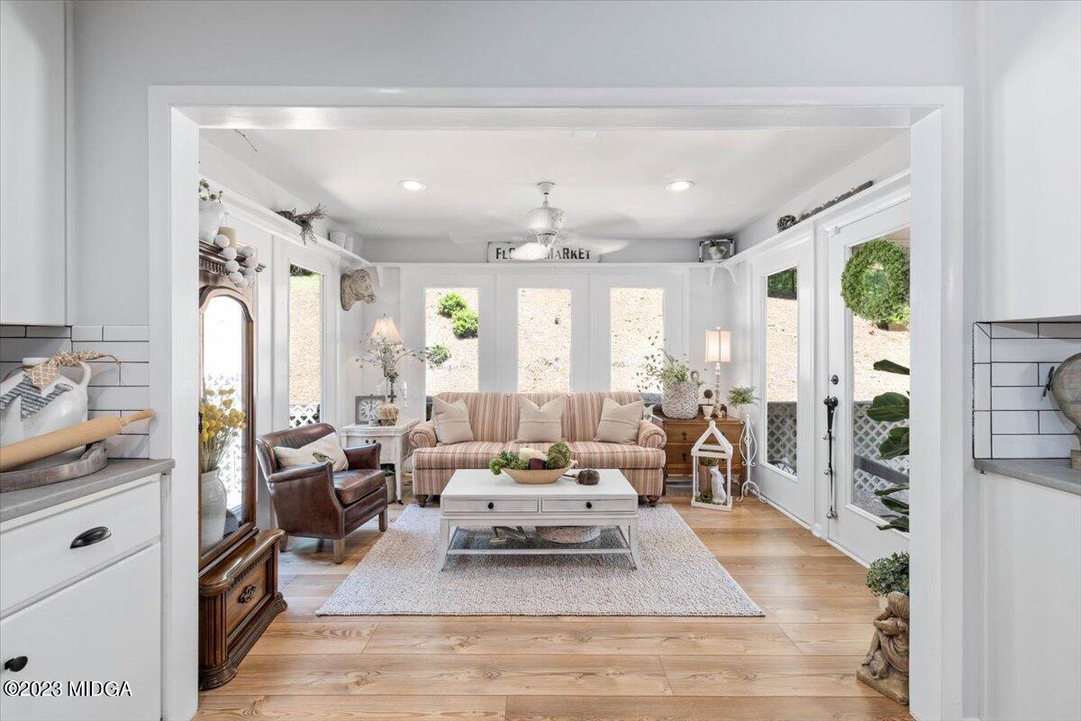 724 Forest Hill Road Macon, GA 31210 - Photo 17 of 46 a living room with furniture and a large window
