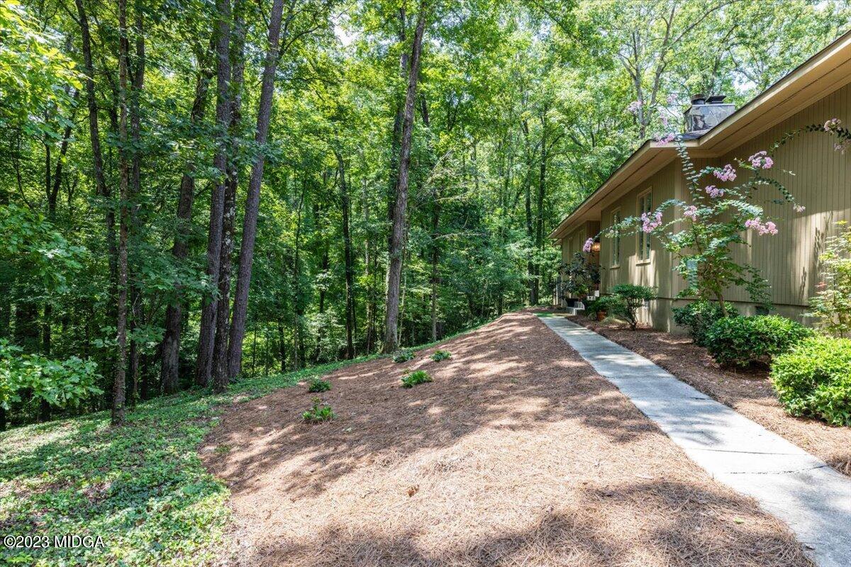 724 Forest Hill Road Macon, GA 31210 - Photo 3 of 46 a view of a yard with plants and trees