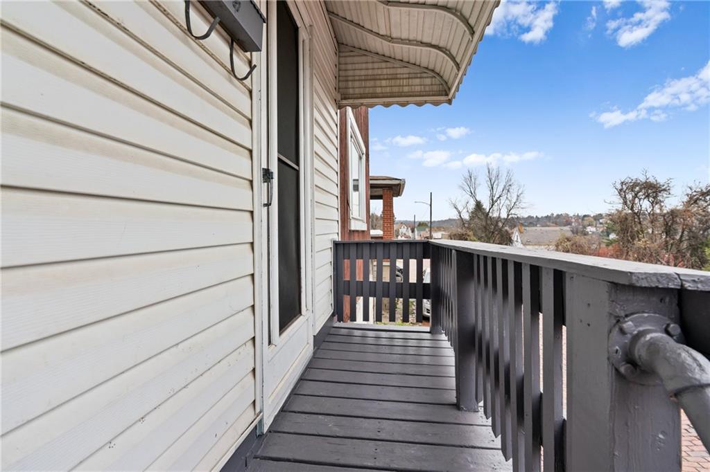 1630 Poplar Avenue Braddock, PA 15104 - Photo 5 of 25 a view of a wooden balcony