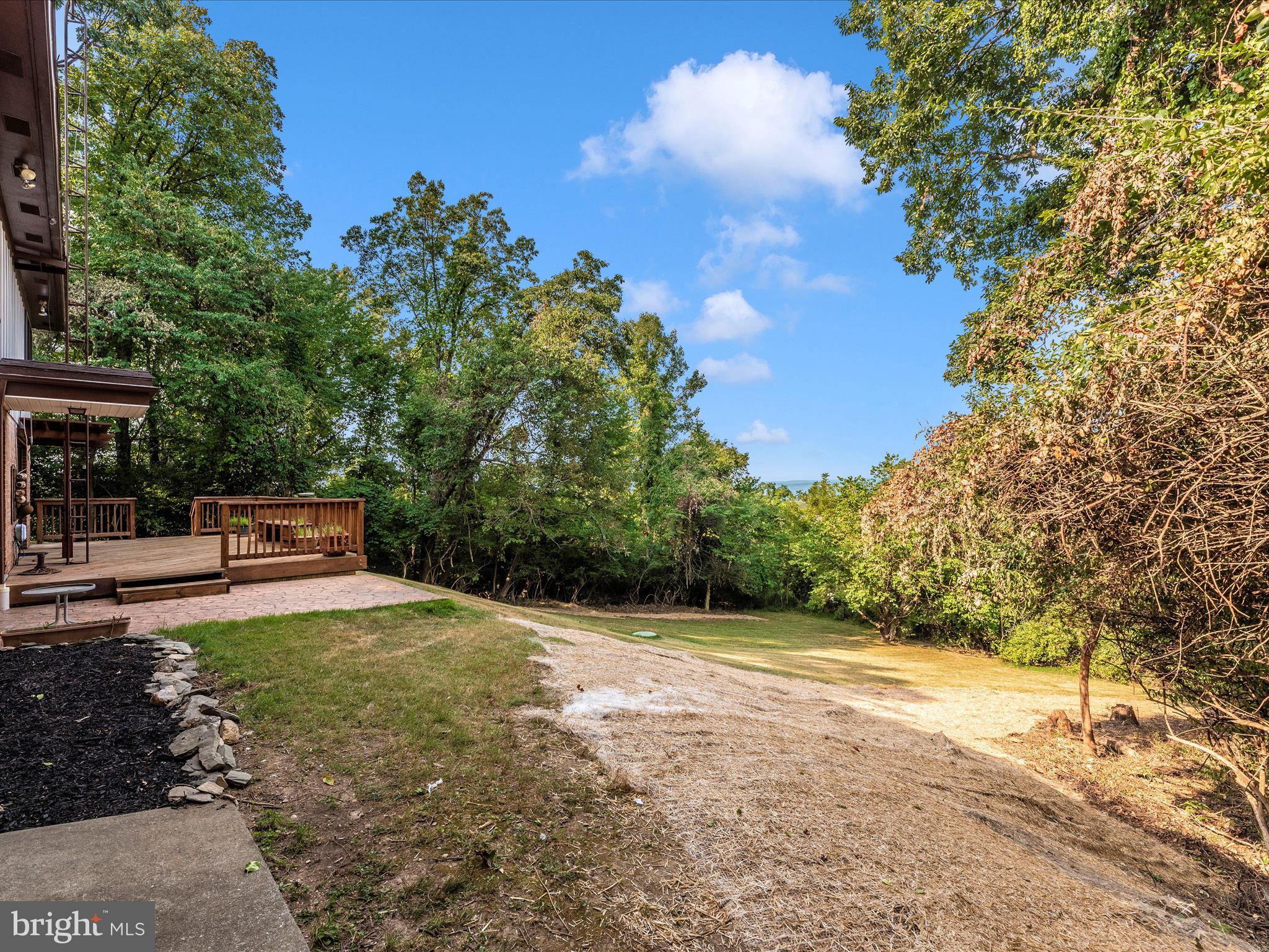 7502 Ridge Road Frederick, MD 21702 - Photo 51 of 61 Deck w/ spacious backyard