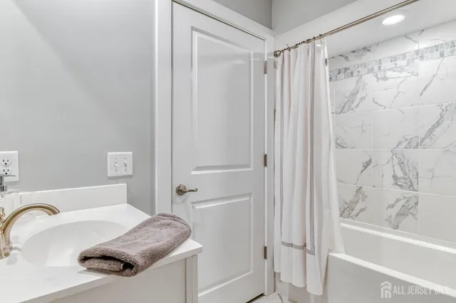 a car parked in front of a house