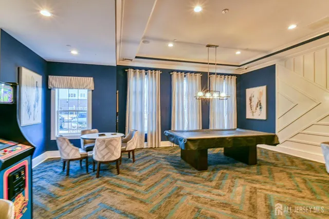 a room with gym equipment