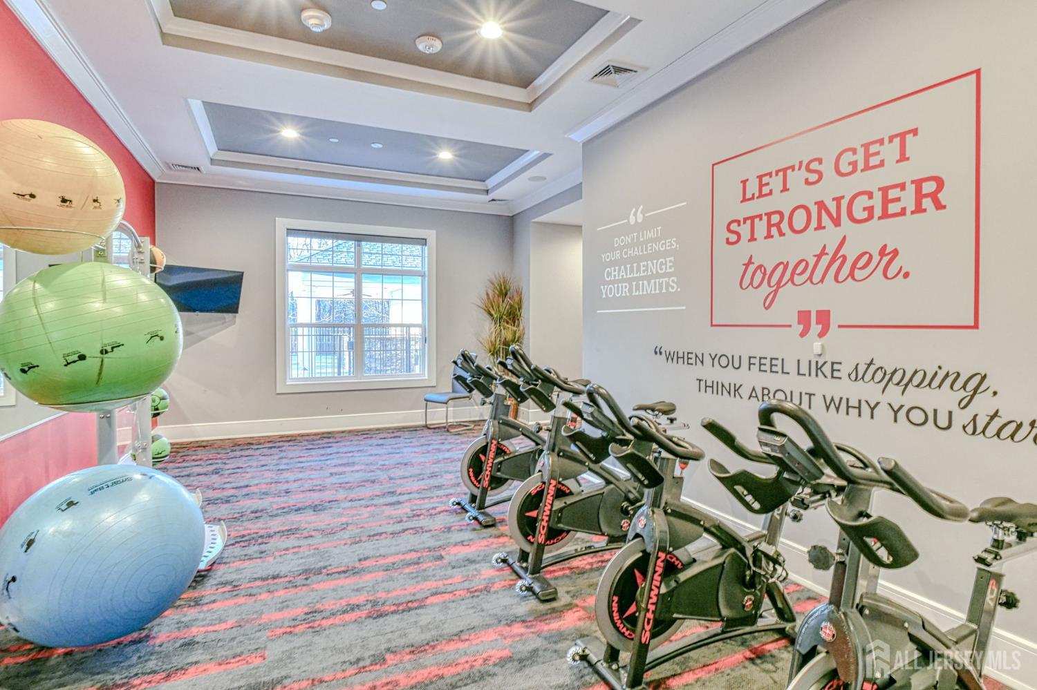 1529 Paxton Lane Monroe Township, NJ 08831 - Photo 34 of 36 a room with gym equipment