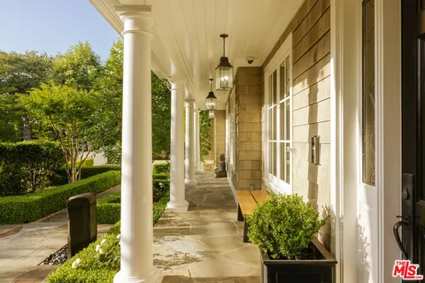 a view of a entryway door front of house