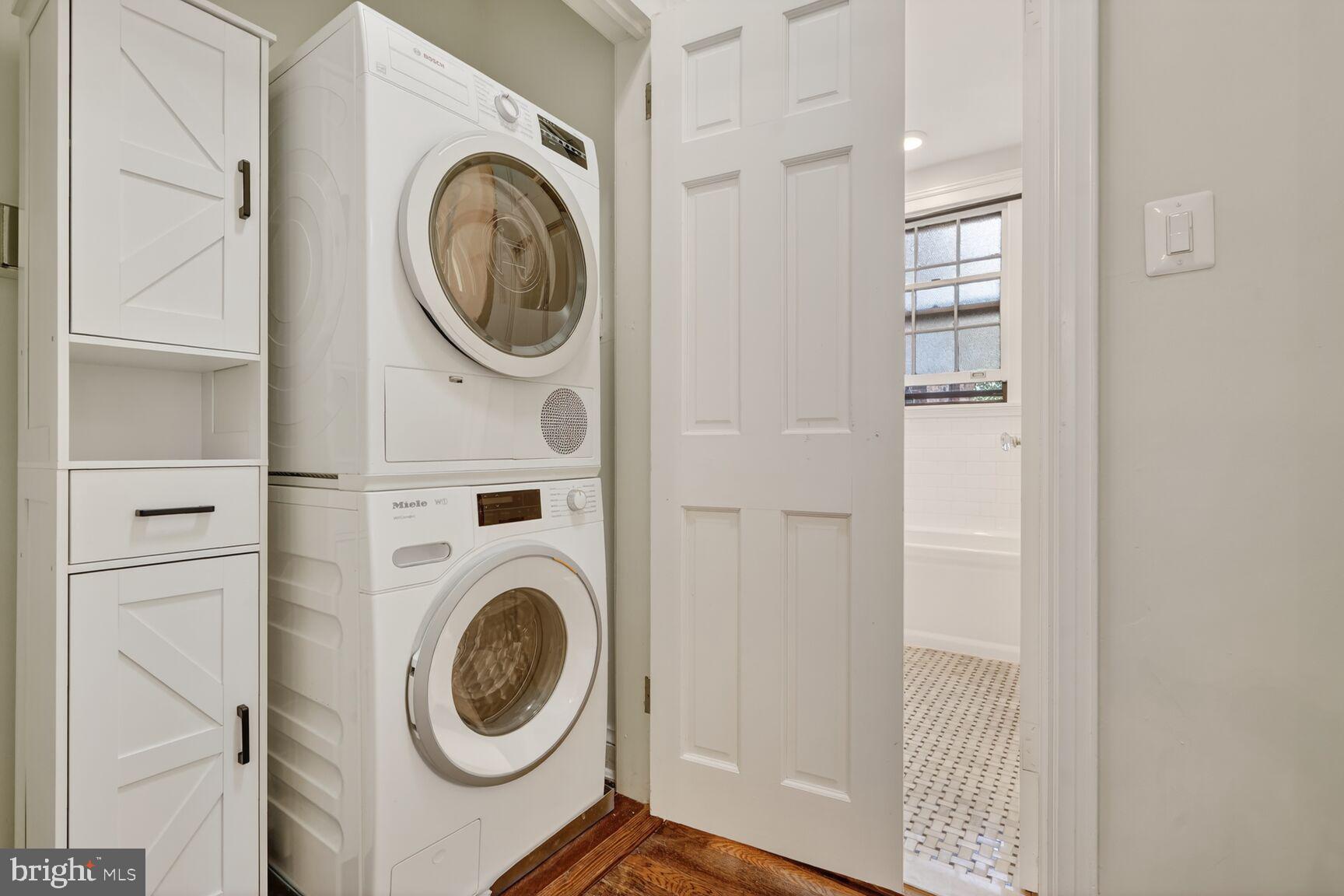 3020 Tilden Street Northwest, Unit 101 Washington, DC 20008 - Photo 19 of 21 In unit full-sized laundry (only apartment w/this)