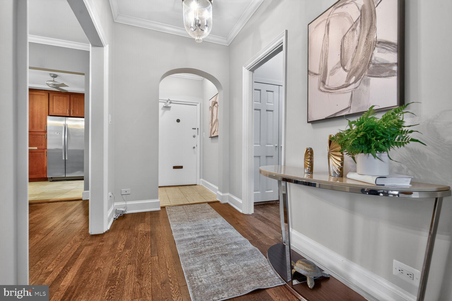 3020 Tilden Street Northwest, Unit 101 Washington, DC 20008 - Photo 2 of 21 Separate entrance with tiled floor and coat closet