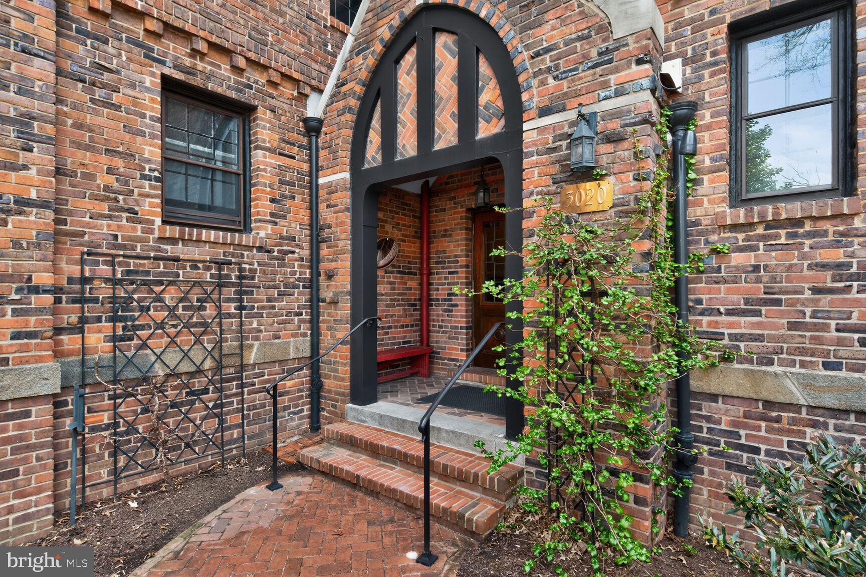 3020 Tilden Street Northwest, Unit 101 Washington, DC 20008 - Photo 21 of 21 Stylish covered Tudor entry to welcoming lobby