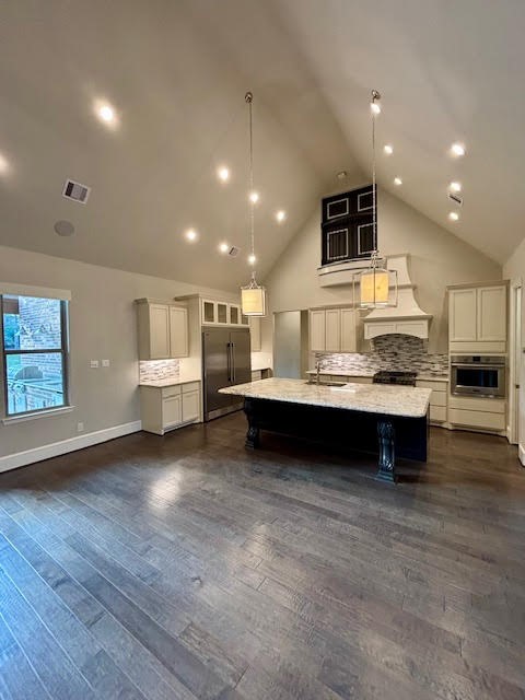 8970 Navigation Circle Montgomery, TX 77316 - Photo 12 of 47 a living room with stainless steel appliances kitchen island furniture and a kitchen view