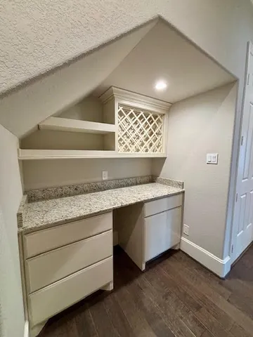 a room with storage and utility