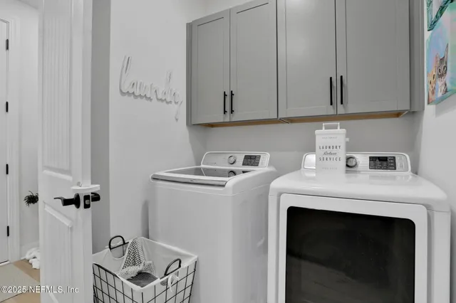 a view of a lake with a big yard