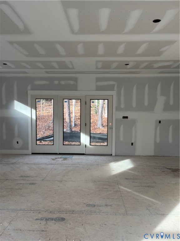 3014 Bradwill Road Richmond, VA 23225 - Photo 6 of 13 a view of an empty room with window and chandelier