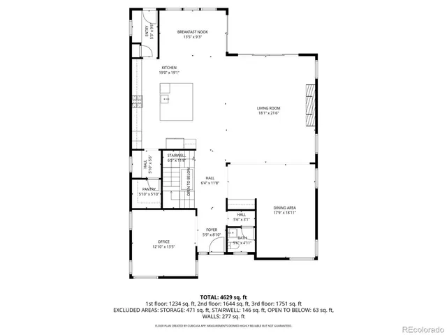 a picture of a floor plan