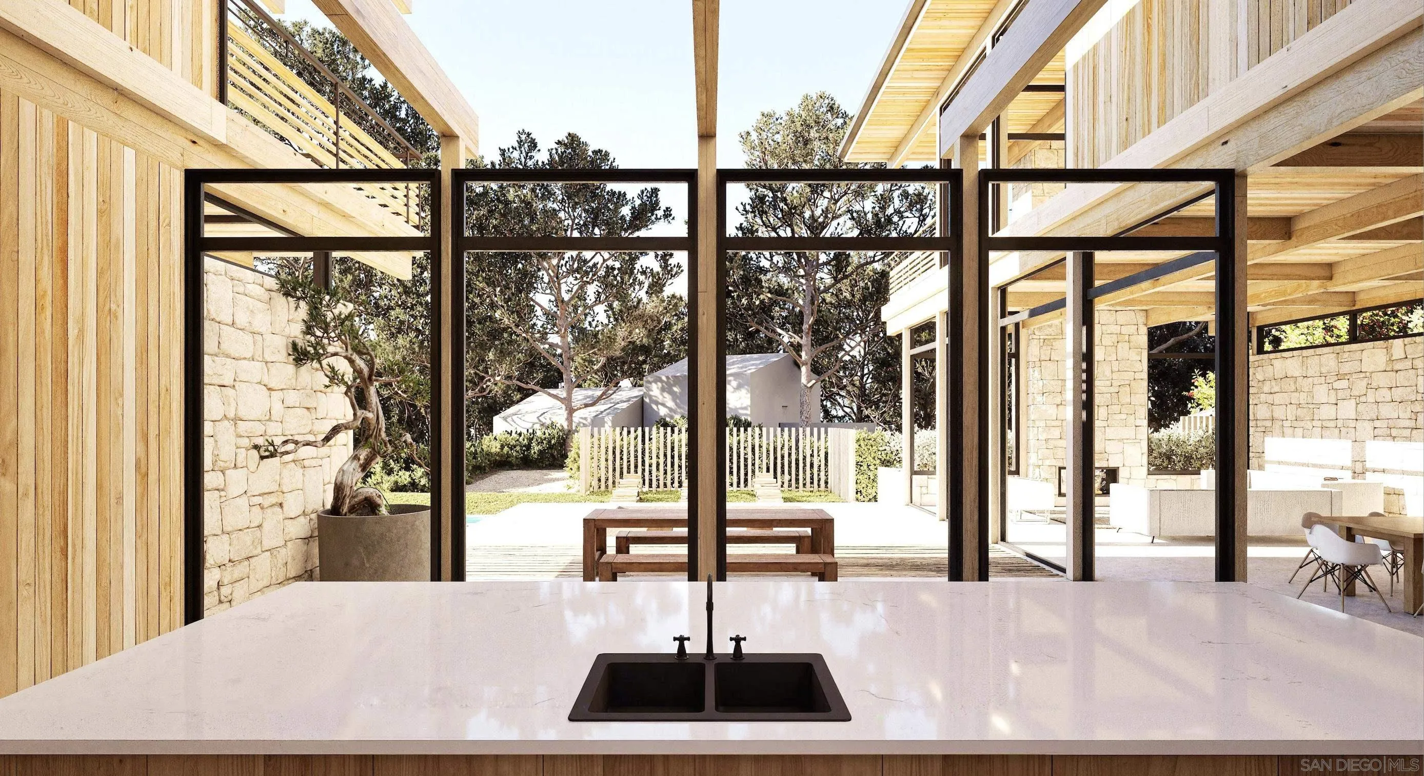 0 Hidden Pines Road Del Mar, CA 92014 - Photo 12 of 28 a room with a large window and a couch