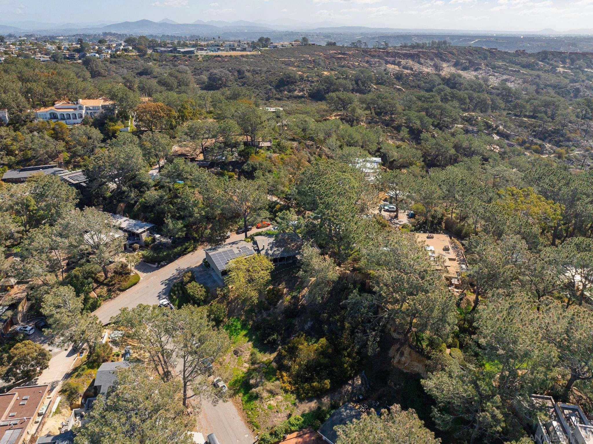 0 Hidden Pines Road Del Mar, CA 92014 - Photo 23 of 28 an aerial view of house with yard and mountain view in back