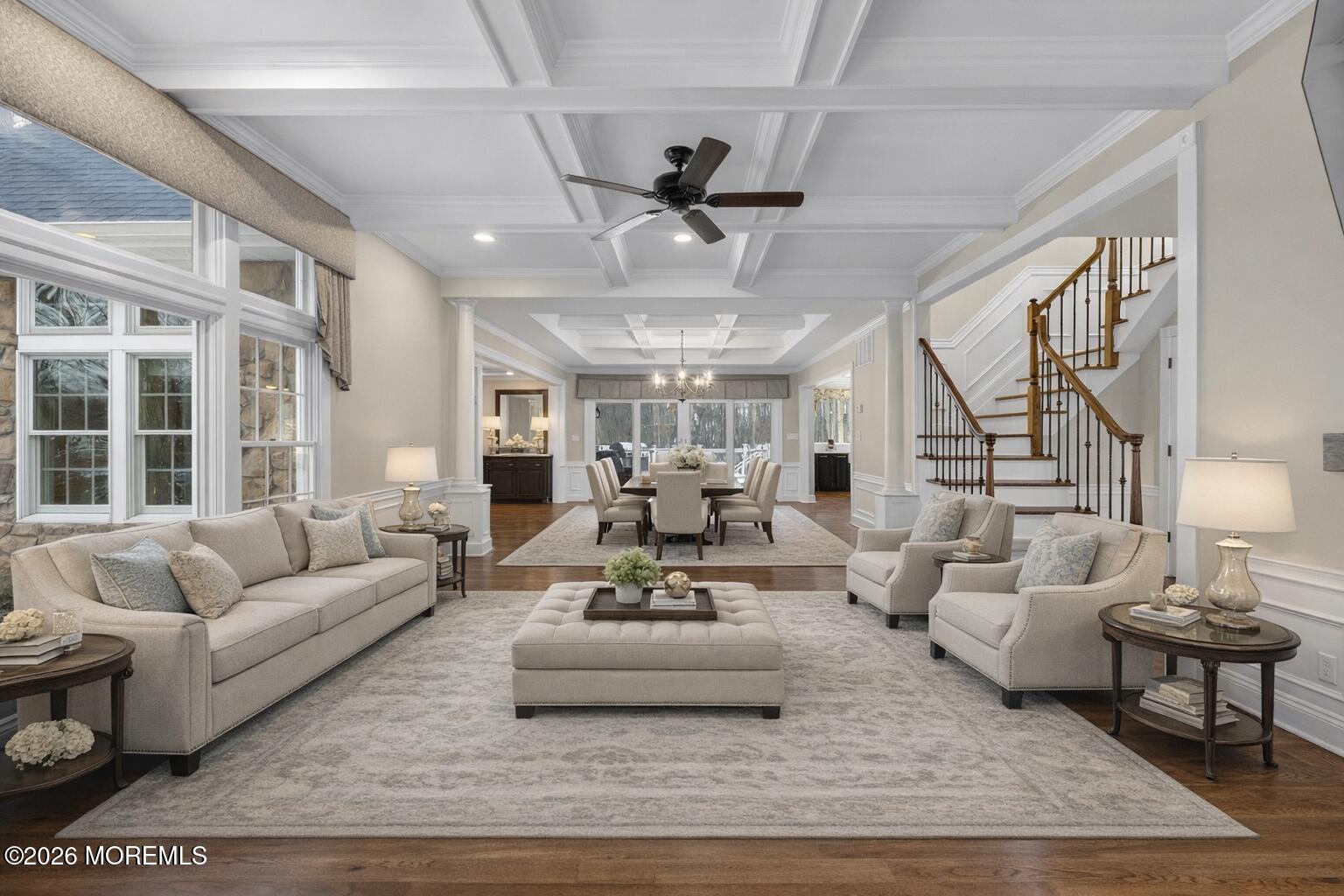 27 Carrs Tavern Road Millstone Township, NJ 08510 - Photo 11 of 78 a living room with furniture and a large window