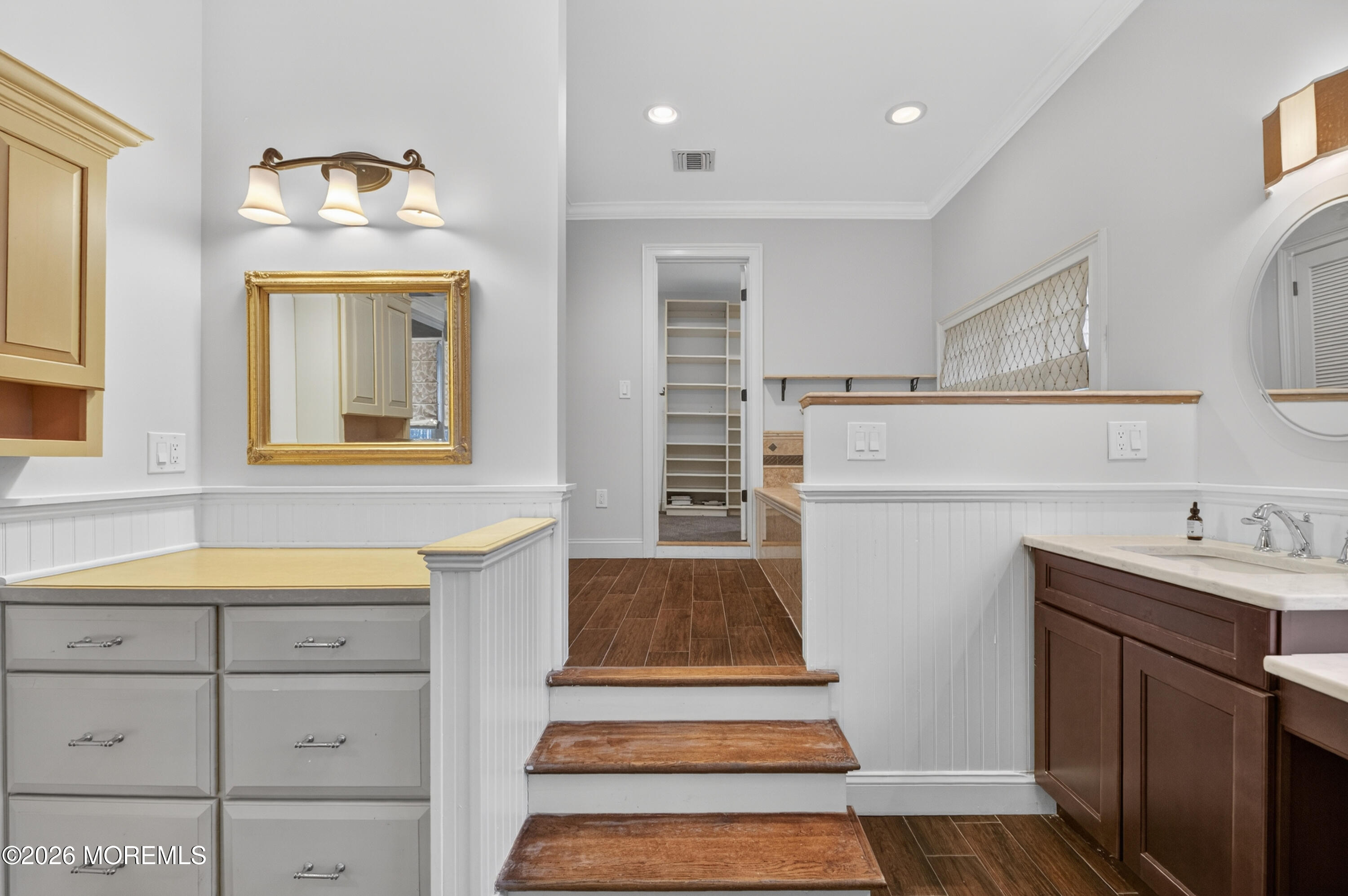 27 Carrs Tavern Road Millstone Township, NJ 08510 - Photo 32 of 78 a bathroom with a sink and a mirror
