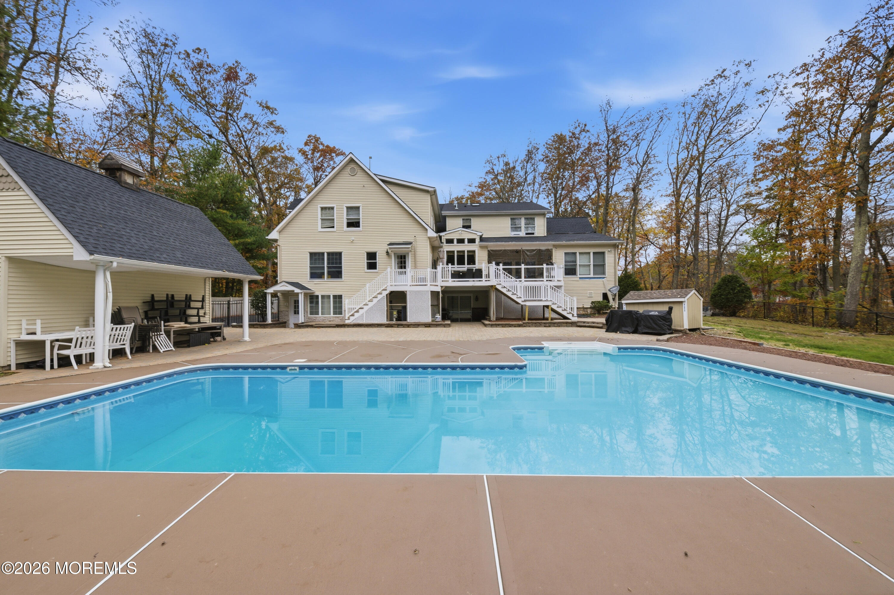 27 Carrs Tavern Road Millstone Township, NJ 08510 - Photo 63 of 78 a view of a house with swimming pool