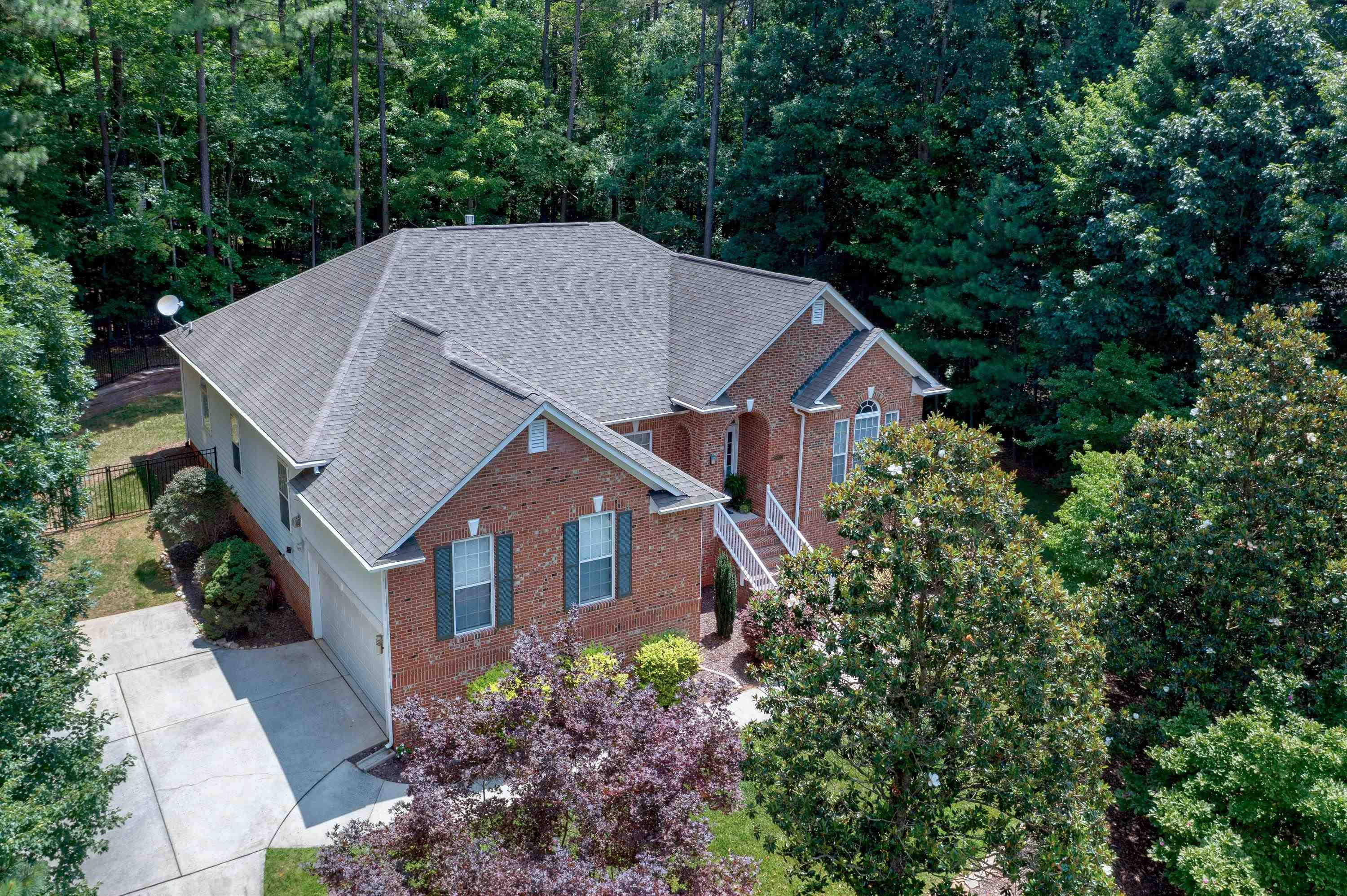 5033 Bartons Enclave Lane Raleigh, NC 27613 - Photo 53 of 58 Hardwood trees on a beautiful 0.48 acre lot. Aerial View