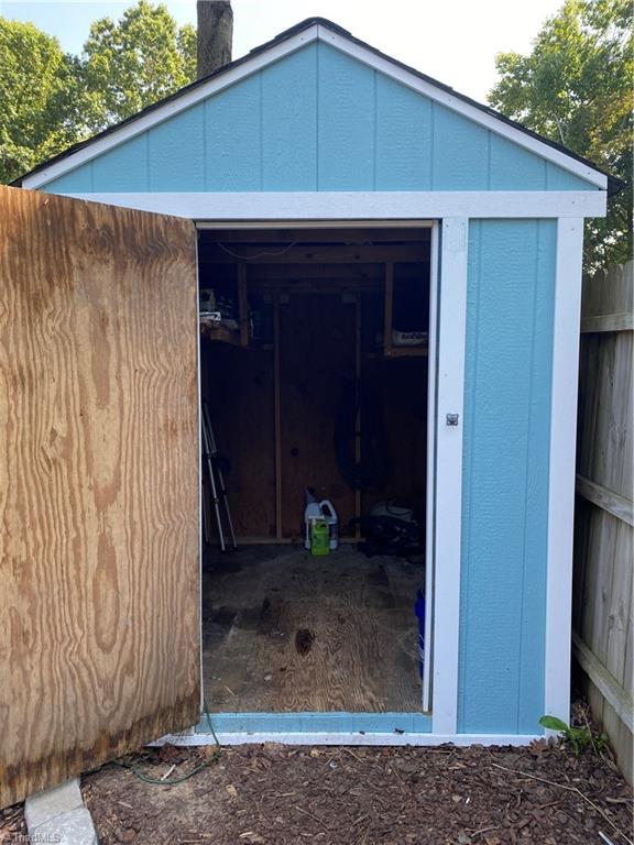 800 Burguss Road High Point, NC 27265 - Photo 46 of 47 inside view detached storage shed