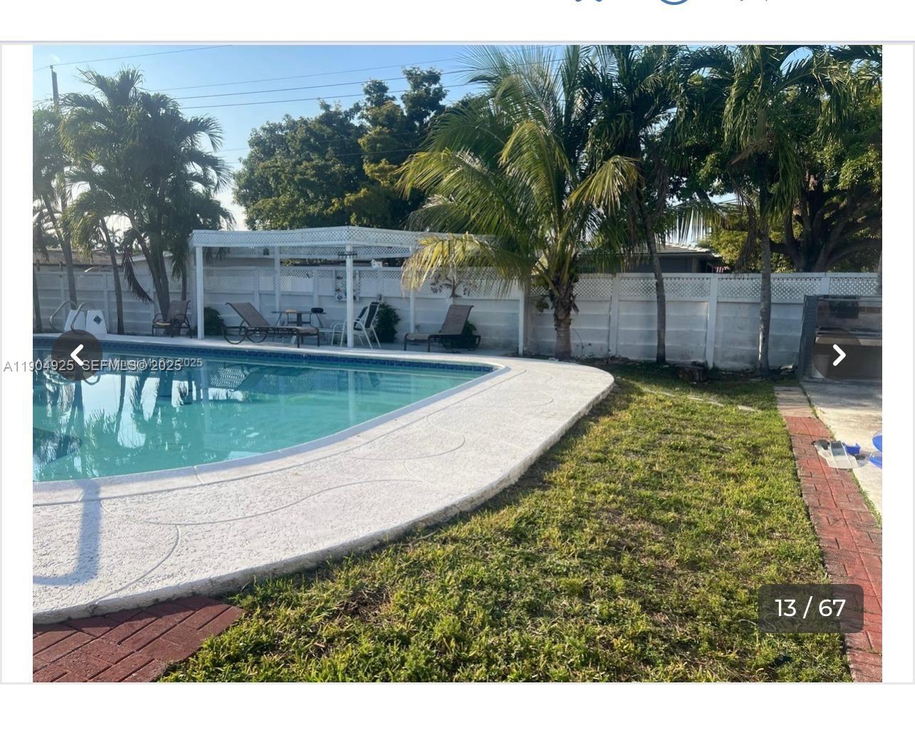 5001 Madison Street Hollywood, FL 33021 - Photo 3 of 23 a view of a backyard