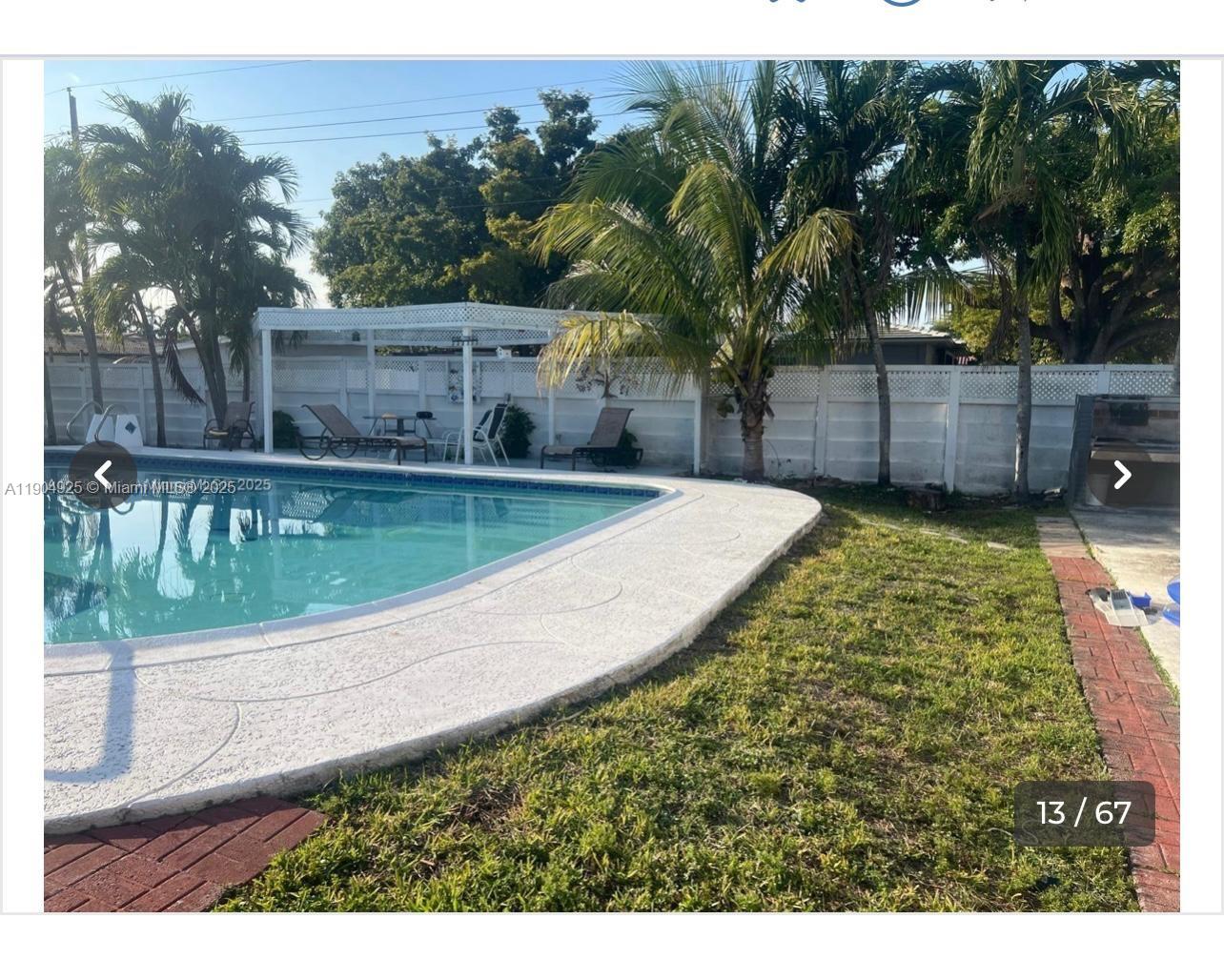 5001 Madison Street Hollywood, FL 33021 - Photo 3 of 23 a view of a backyard