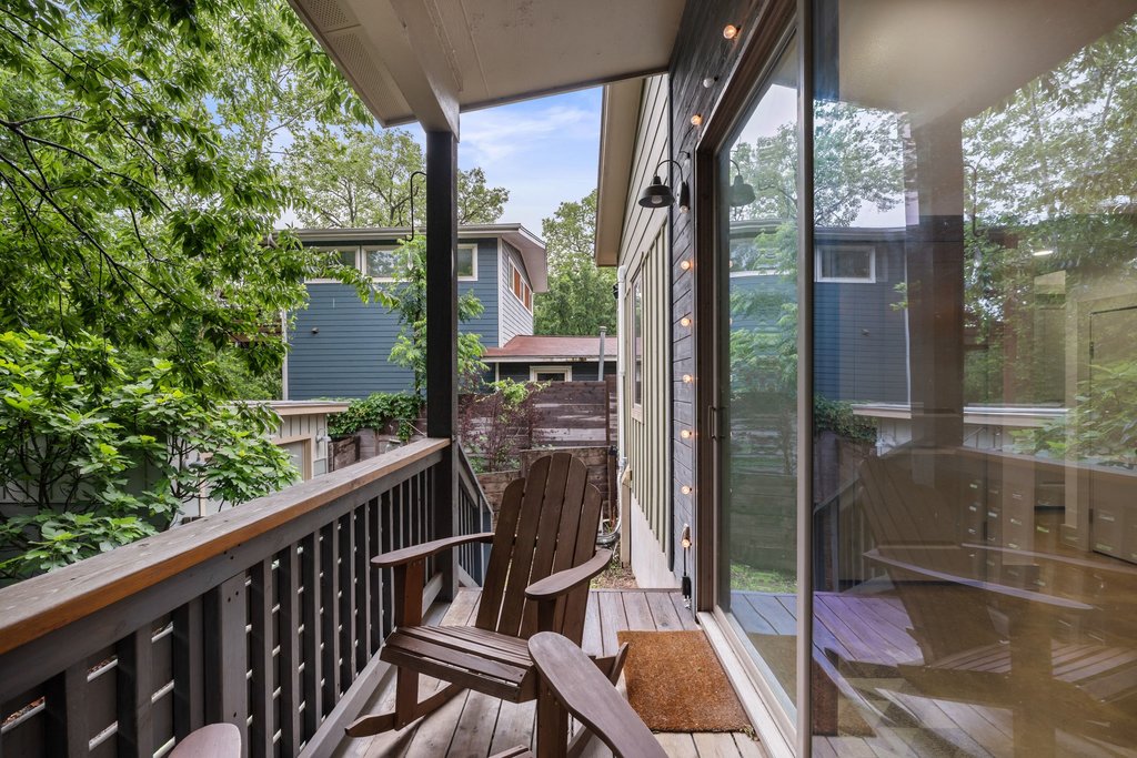 1131 Poquito Street, Unit A Austin, TX 78702 - Photo 18 of 34 a view of balcony with furniture