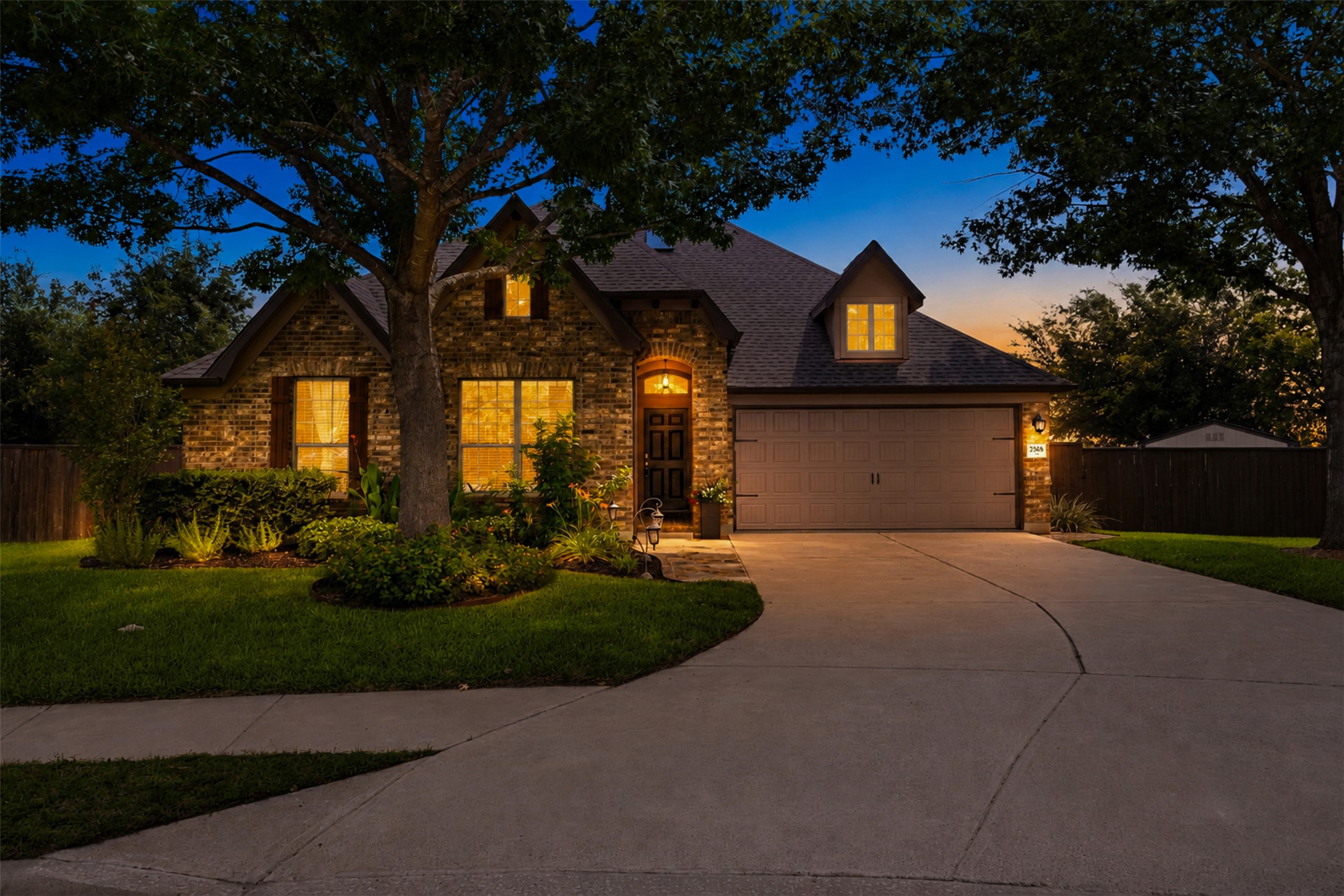 2568 Santa Barbara Loop Round Rock, TX 78665 - Photo 1 of 34 a front view of a house with garden