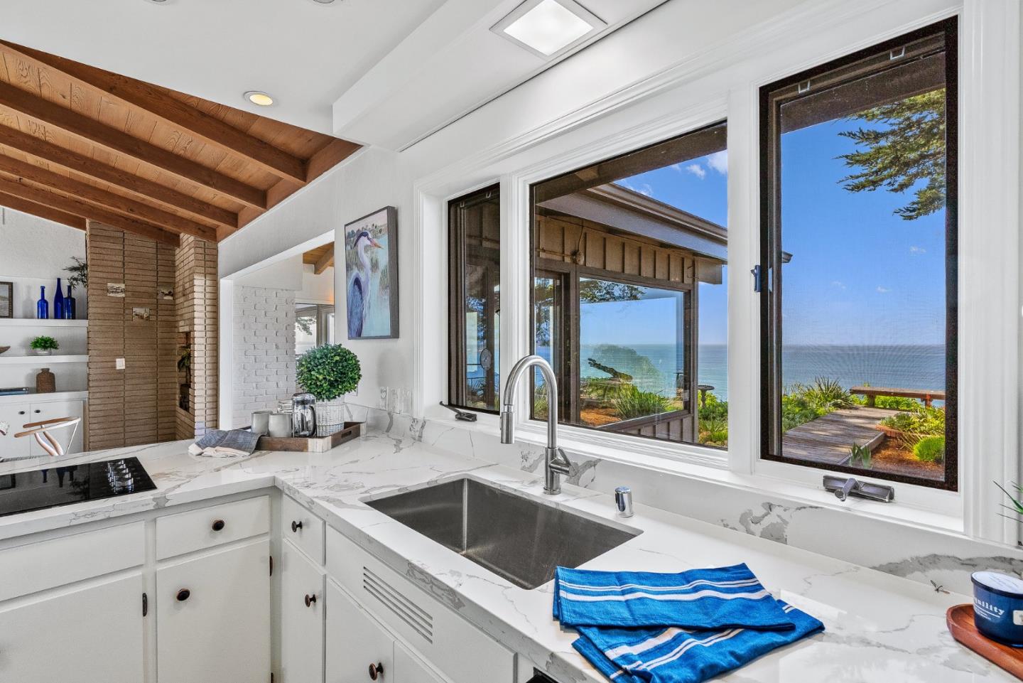 701 Seacliff Drive Aptos, CA 95003 - Photo 25 of 76 a kitchen with sink and window