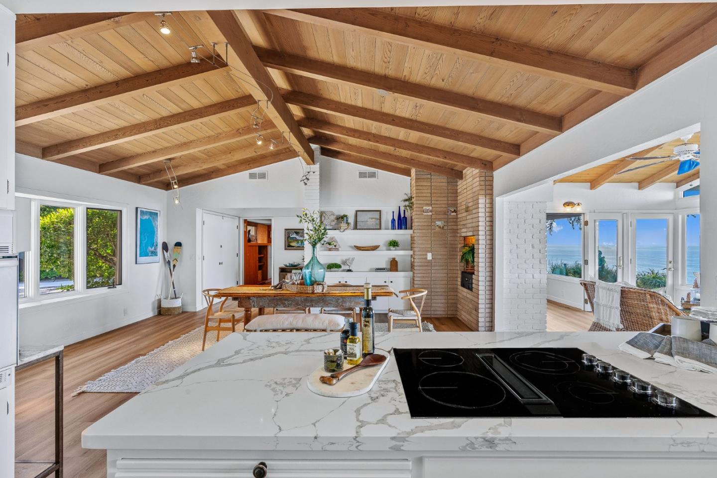 701 Seacliff Drive Aptos, CA 95003 - Photo 26 of 76 a living room with furniture and a large window