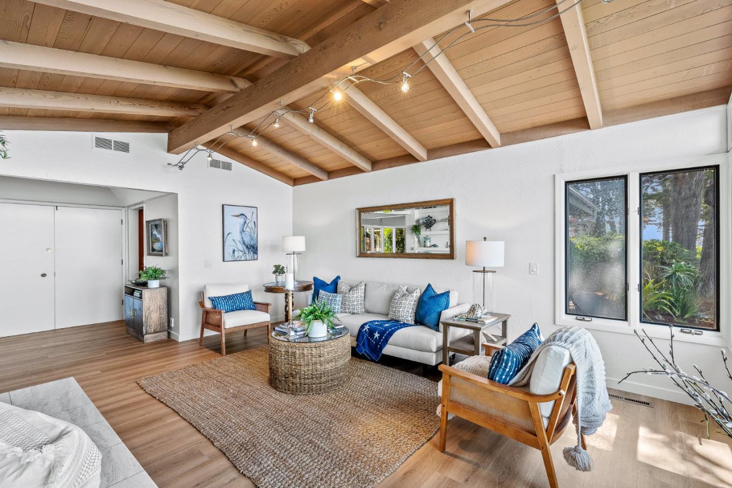 701 Seacliff Drive Aptos, CA 95003 - Photo 6 of 76 a living room with furniture and a potted plant