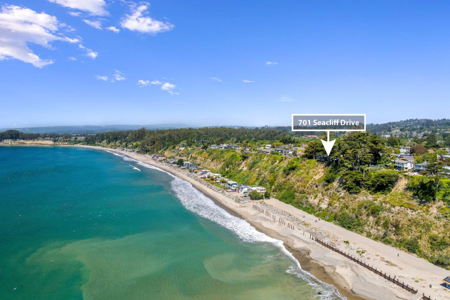 701 Seacliff Drive Aptos, CA 95003 - Photo 73 of 76 a view of a city and an ocean view
