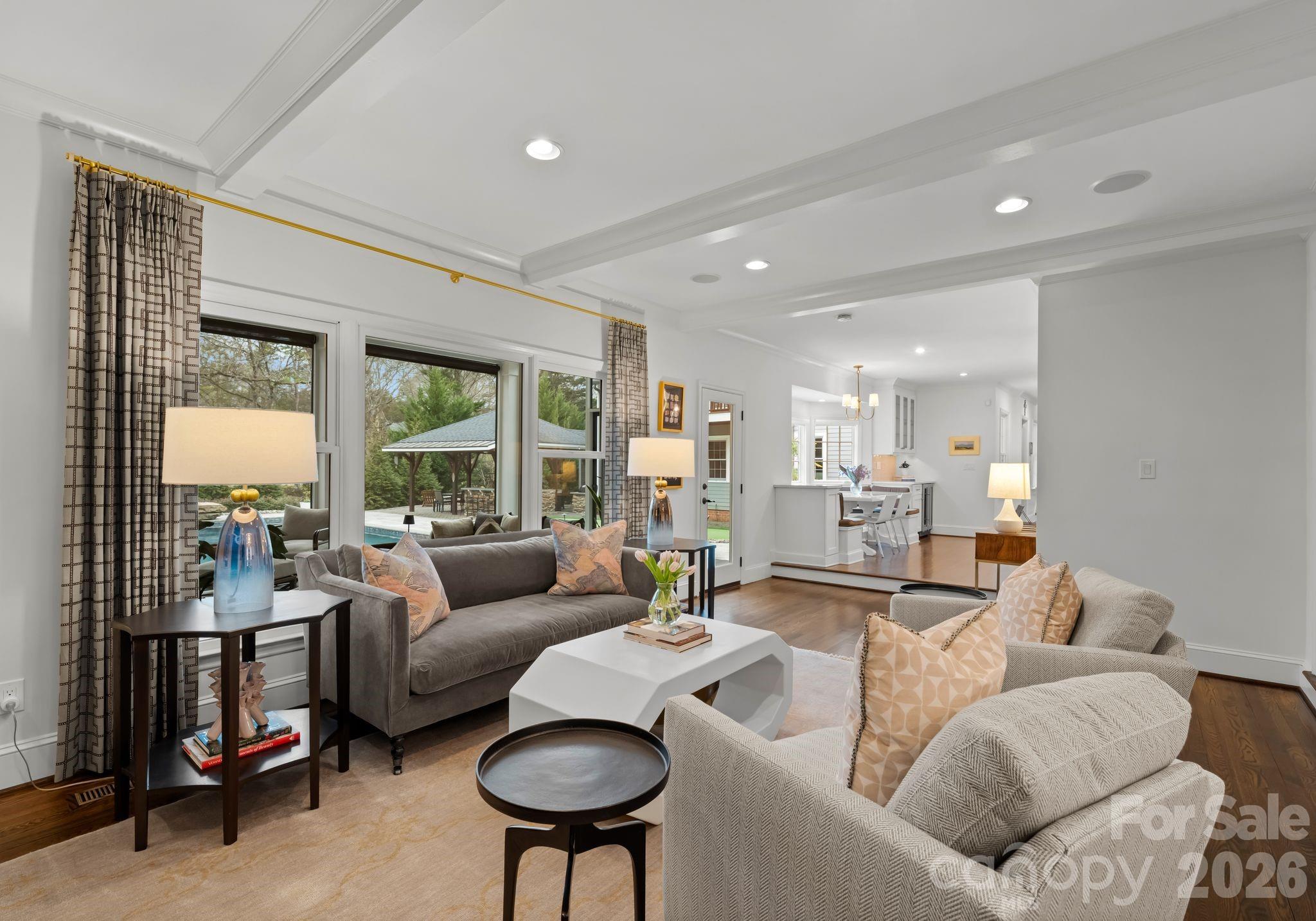3800 River Ridge Road Charlotte, NC 28226 - Photo 17 of 48 a living room with furniture and a large window