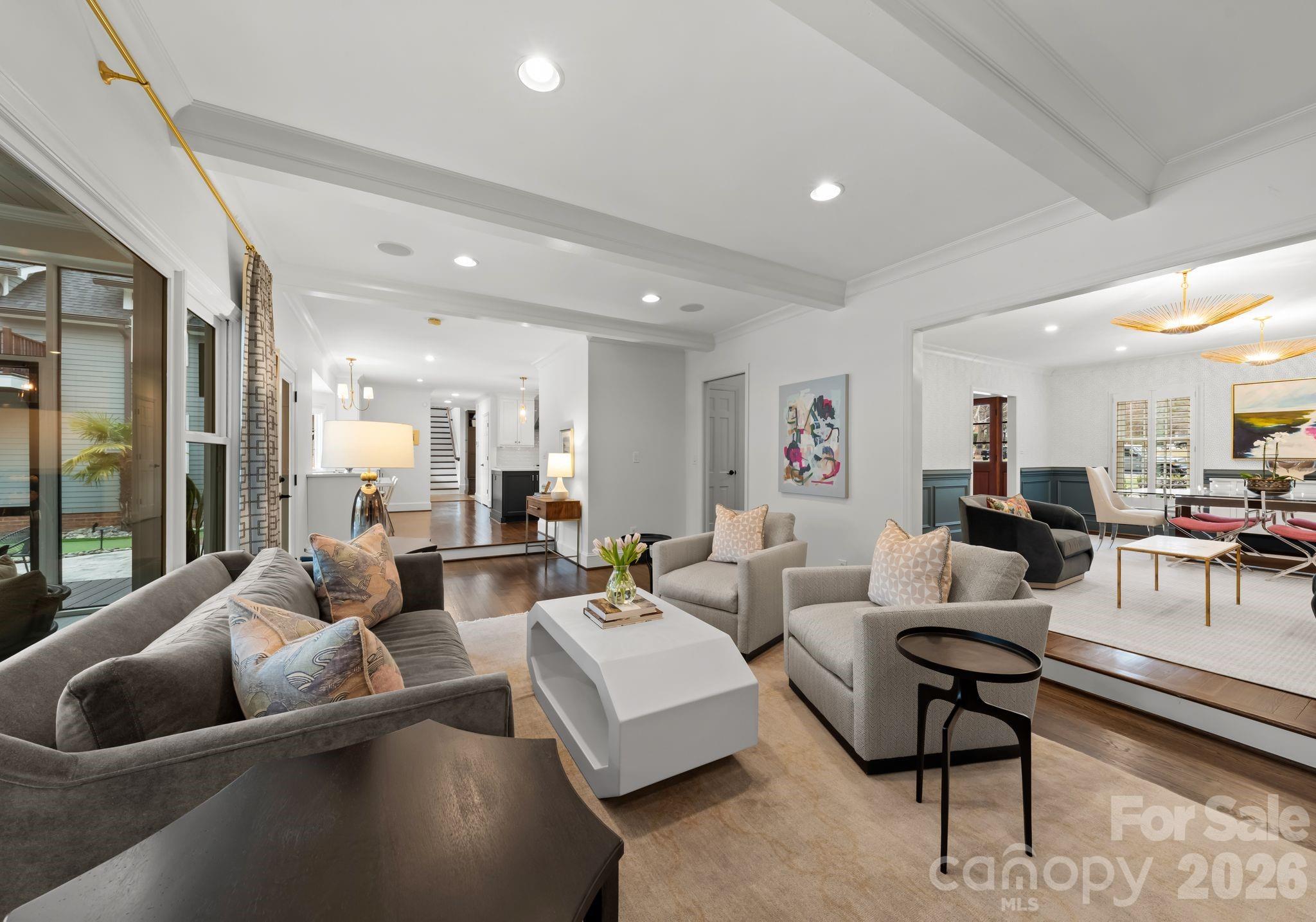 3800 River Ridge Road Charlotte, NC 28226 - Photo 18 of 48 a living room with furniture and a large window