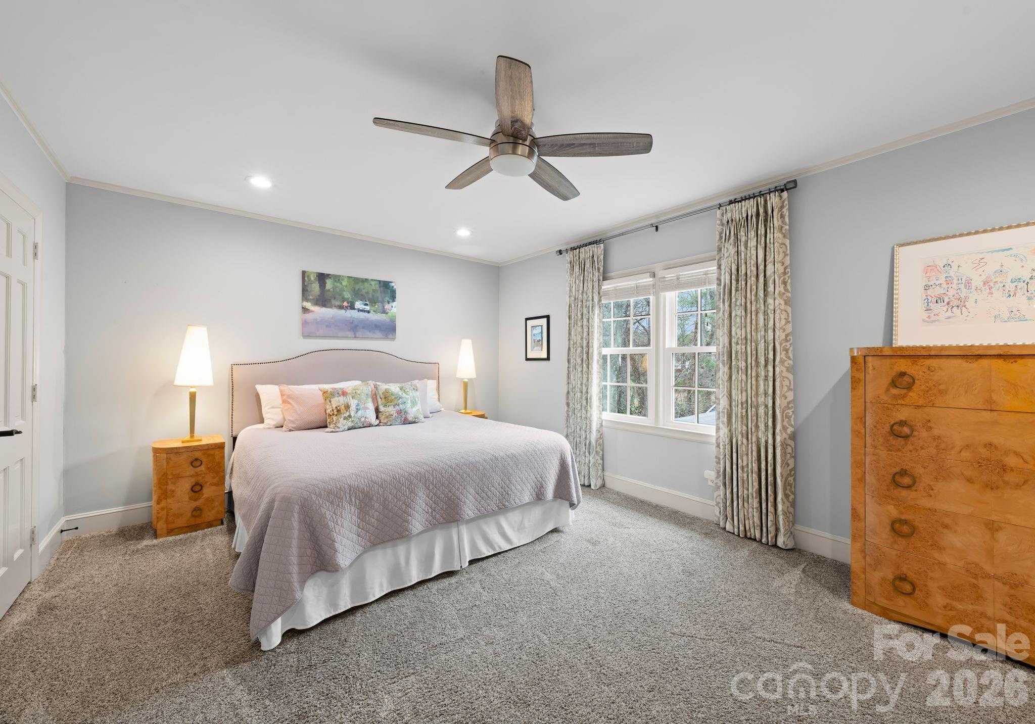 3800 River Ridge Road Charlotte, NC 28226 - Photo 35 of 48 a bedroom with a large bed and a window